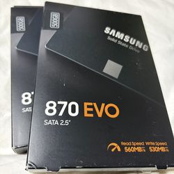 Samsung 870 EVO 500GB SATA 2.5" Internal SSD