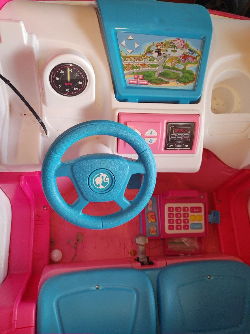 12V Power Wheels Barbie Dream Camper BatteryPowered, 55 OFF
