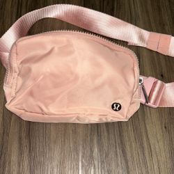 Pink Lulu Lemon Belt Bag 