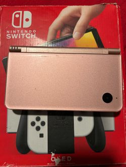 Light pink Nintendo DSi XL