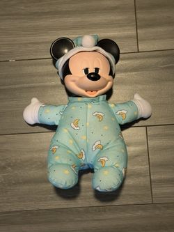 Vintage Huggy Light Up Mickey Mouse Sleepy Time