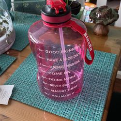 New Water Jug motivational Slux KeWater Bottle