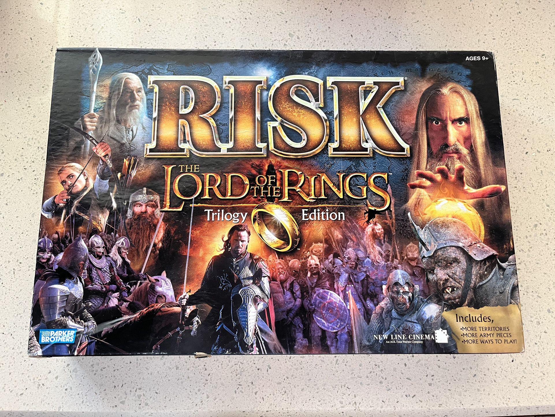 Board Games - Risk Lord Of The Rings Trilogy Edition