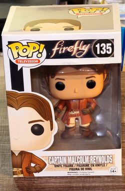 ** 2014 FUNKO POP VAULTED CAPTAIN MALCOLM REYNOLDS: FIREFLY, NEW IN BOX, NEVER OPENED **