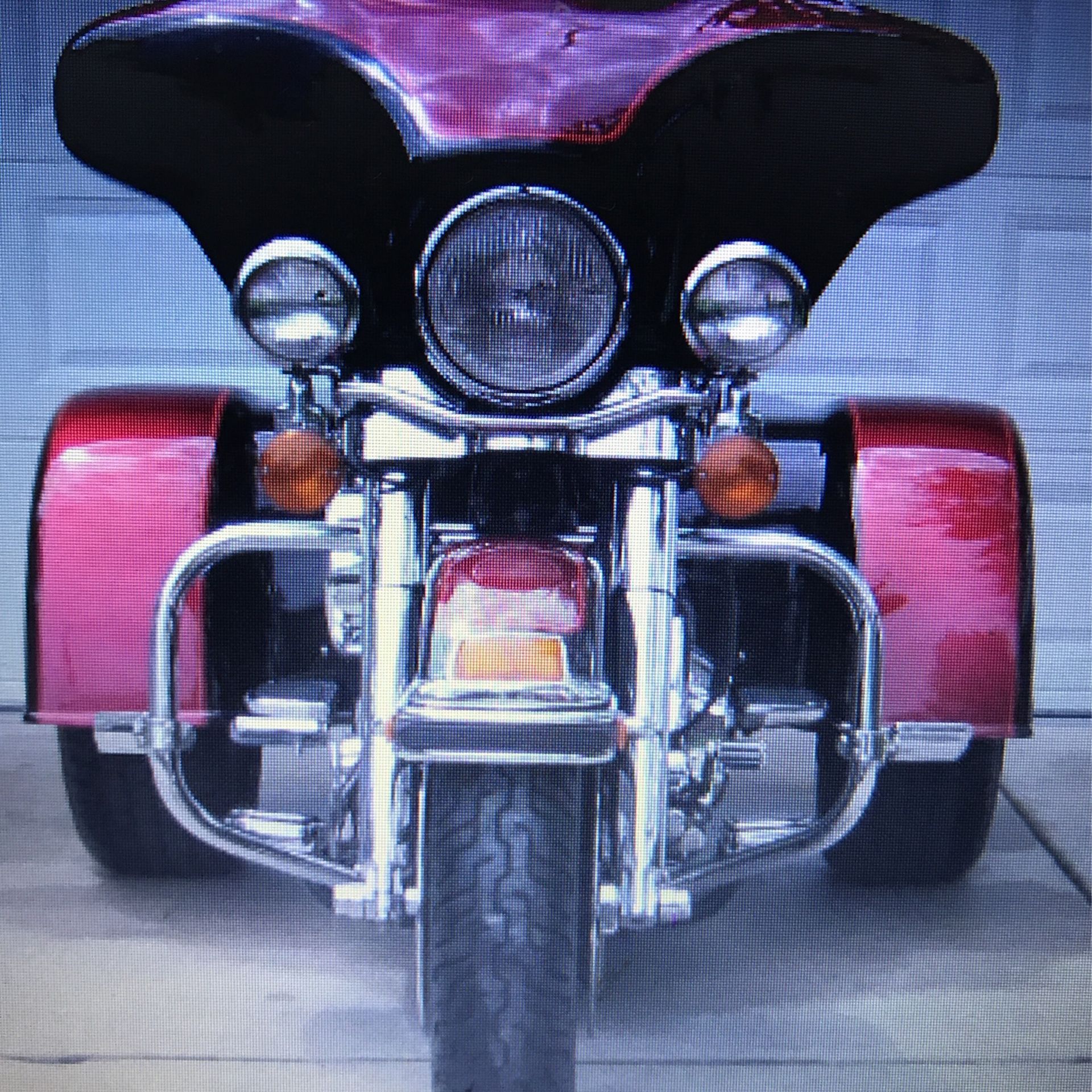 Photo Tri Glide Harley 1988