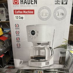 Haden coffee maker, specifically a 12 cup programmable drip model. 