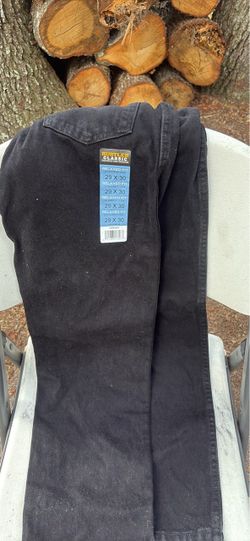 Rustler Classic Black Jeans 29x30