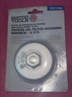 MATCO TOY110A 64.5mm 14 Flute Toyota Cartridge Oil Filter Socket 4 Cylinder