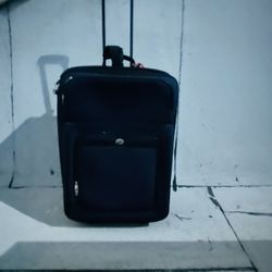Black Carry-On Rolling Luggage Suitcase