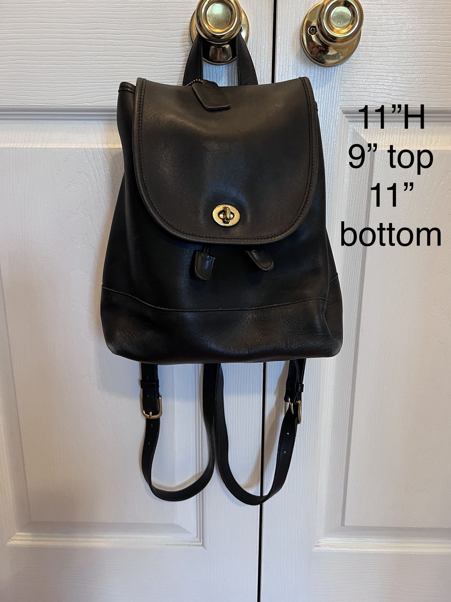Coach black 11” back pack see link for more Coach bags