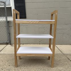 3 tier standing shelf