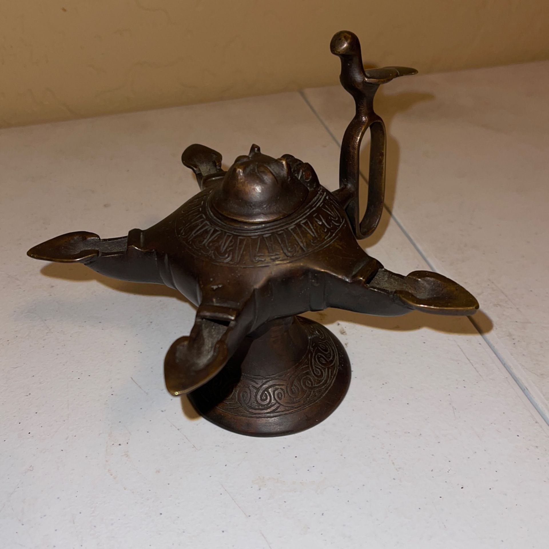 Brass Lamp Antique Very Cool And Unusual