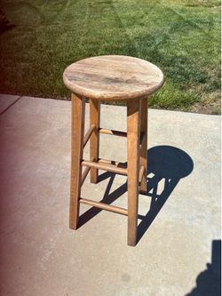 Wood Stool