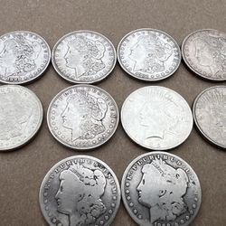 Morgan Peace Silver Coins