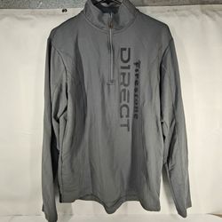Firestone Direct branded quarter-zip athletic long-sleeve pullover Medium