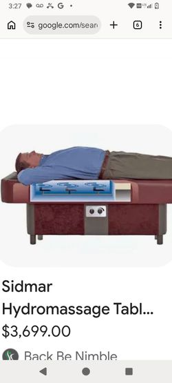 Water massage bed