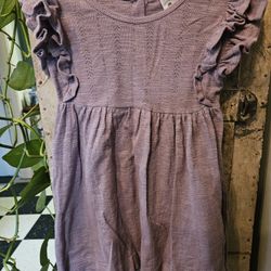 Kate Quinn Purple Pointelle Dress
