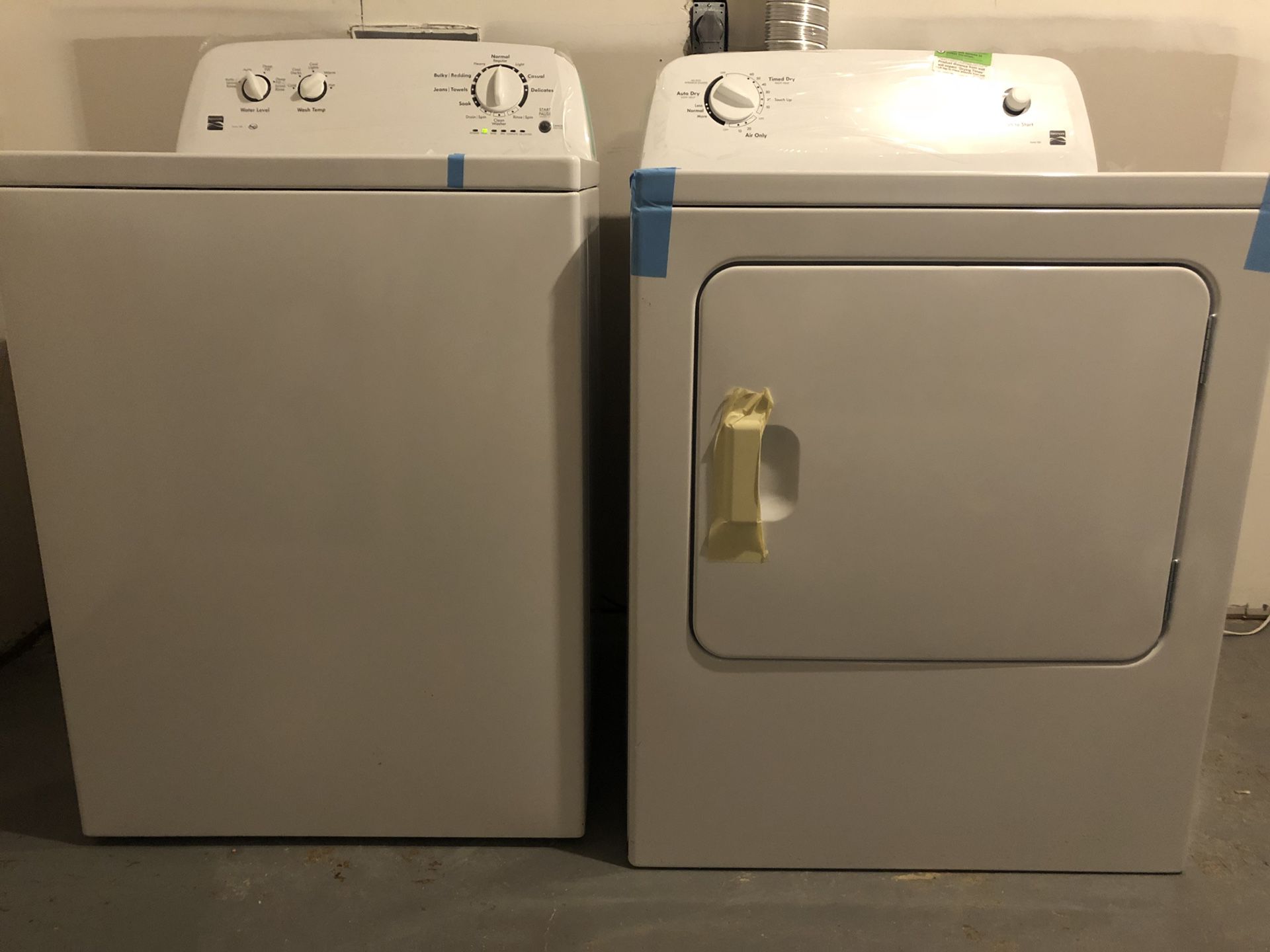 Kenmore Series 100, Washer and Dryer