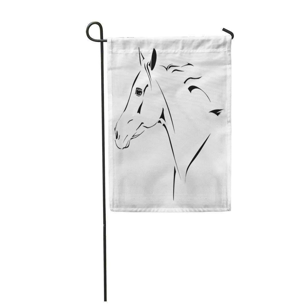 Western Horse Cowboy Activity Champion Clip Derby Garden Flag Decorative Flag House Banner 28x40 inch