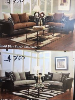 Living room couch & loveseat