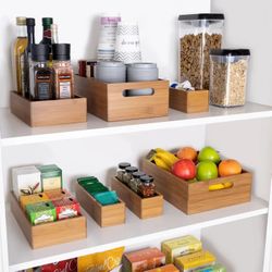 Open Box Seville Classics Bamboo Organizer Starter Kit