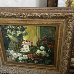 Painting With Antique Frame 