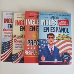 COLECCION LIBROS DE INGLES BASICO Y MEDIO AVANZADO PARA LATINOS