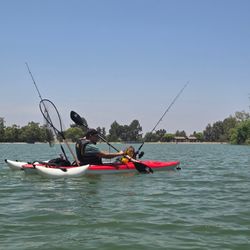 Pelican Kayak With Floaters