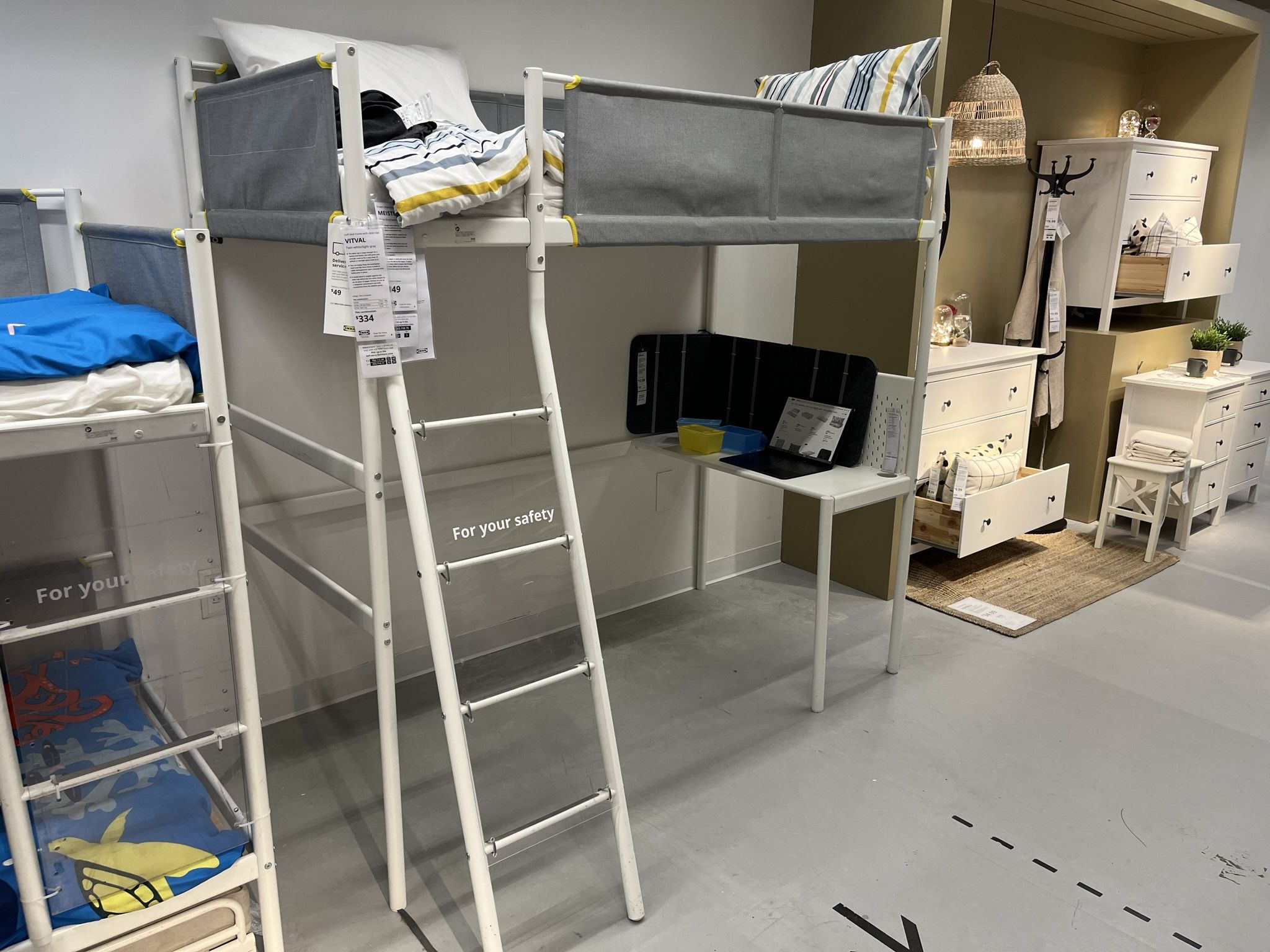 Kids Loft Bed With Desk IKEA