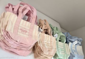 Trader Joe's Mini Stripes Tote