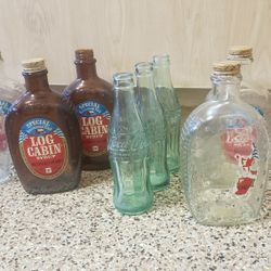 Bicentennial Log Cabin Bottles & Coke Bottles 