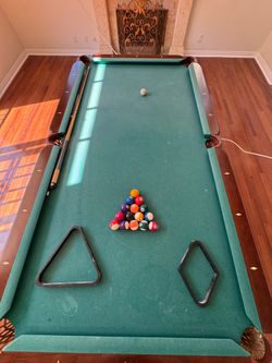 Furniture-style billiards table”
