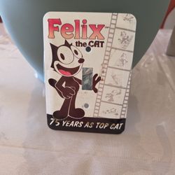 Felix The Cat Light Wall Metal Plate