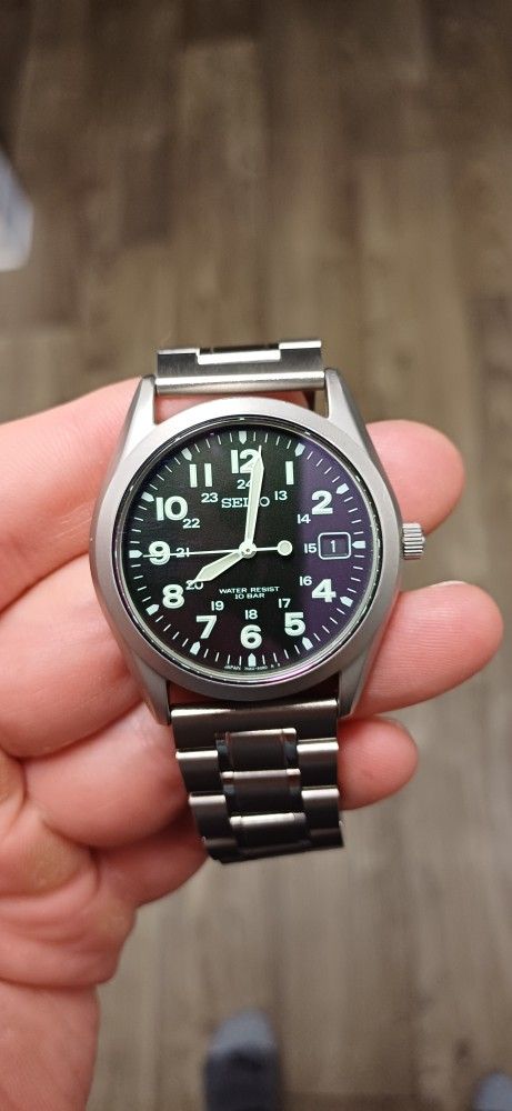 Seiko Sbca001 7N42-8260 military Watch case no.260652 , made in