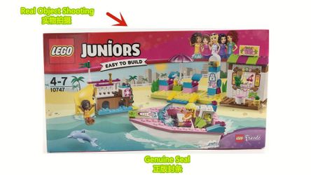 🌴🐬 143 PCS RETIRED NEW SEALED LEGO Juniors Friends Andrea & Stephanie's Beach Holiday 10747