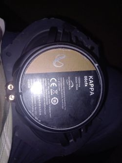 A pair of 3×6 speakers