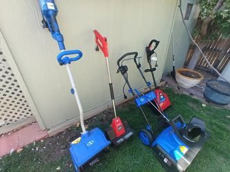 Various Electric Snow Blower Machines
