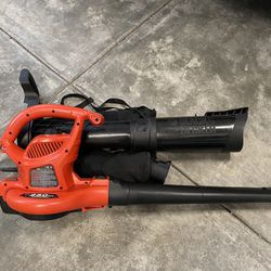 The Black+Decker 3-in-1 Electric Leaf Blower, Vacuum and Mulcher is on sale