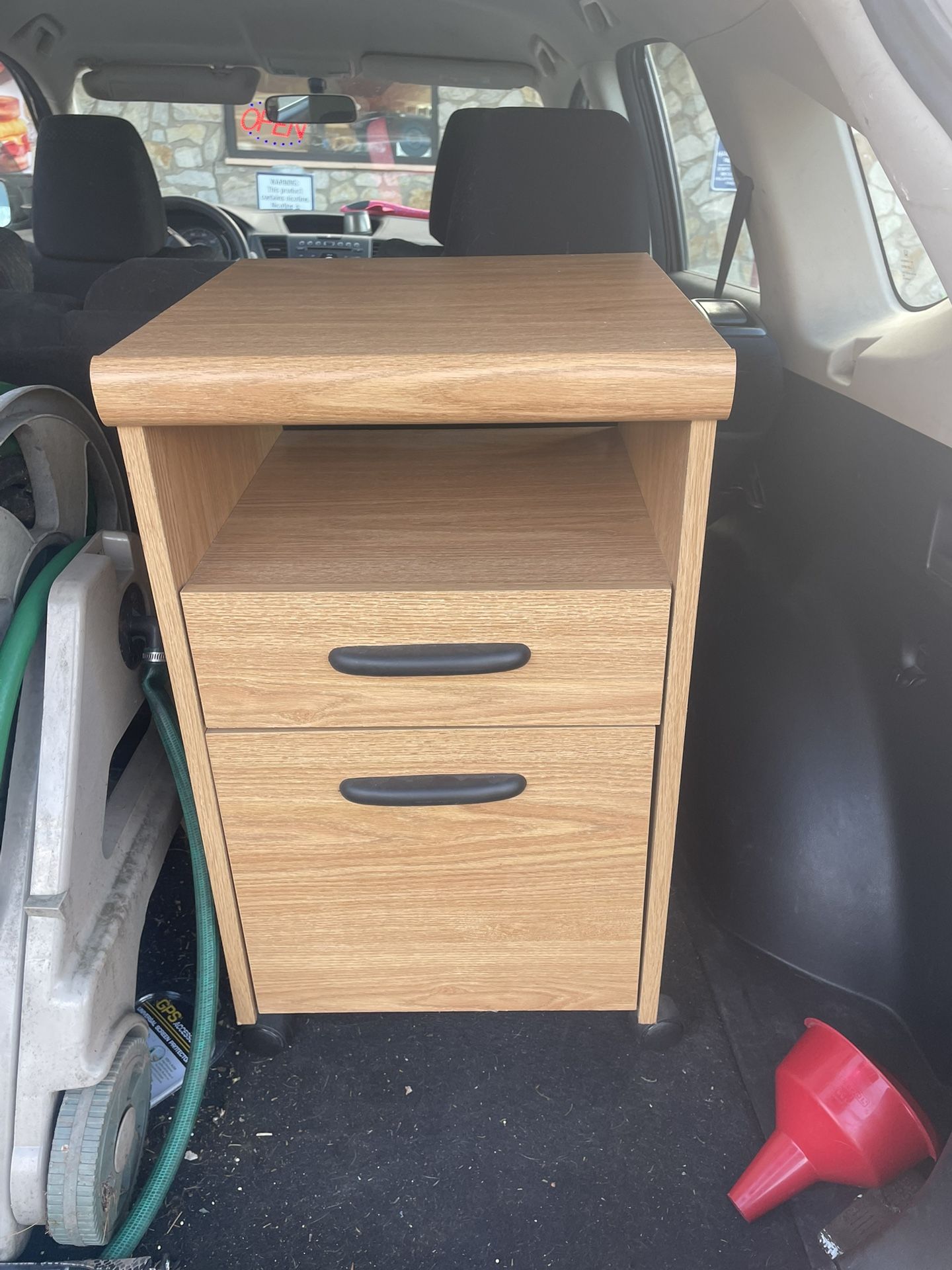 End Table, Nightstand Tv Stand, Girl Cabinet,With Rollers. East Haven.