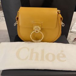 Chloe Tess bag  Fall Color Burnt Yellow 