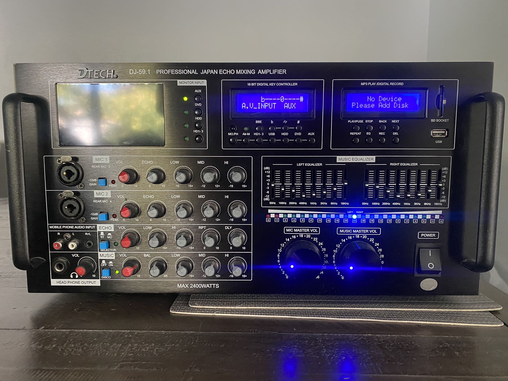 DTech DJ59 mixer Amplifier For karaoke DJ for Sale in San Jose, CA