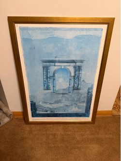 Vintage Donald Farnsworth "Counterpoint / Triumphal Arch II" Framed Gallery Poster