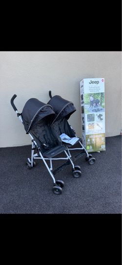 Jeep TurboGlyde Side by side stroller/ Jeep/ Stroller/ Kids/ baby/ nursery/ travel/ New