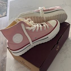 Pink Platform High tops 