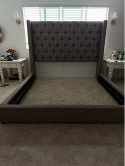 Cali king bed frame