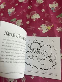 Sanrio Hello Kitty & Friends 4.5 Inch Small Mini Character Coloring Book 