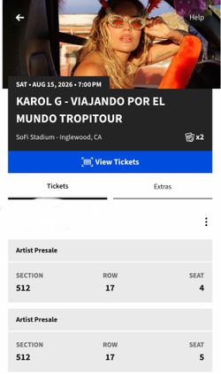 KAROL G - VIAJANDO POR EL MUNDO TROPITOUR
