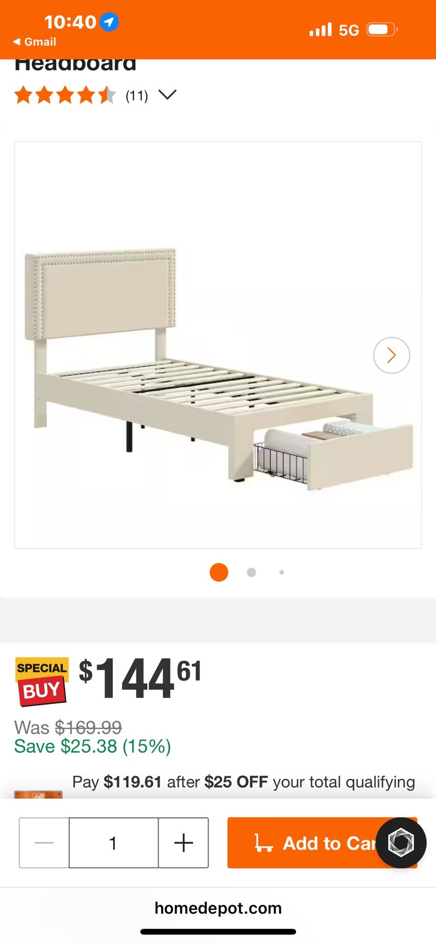 Twin Bed Frame