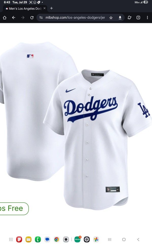 Men's Nike Dodgers Jerseys