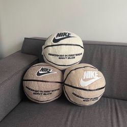 Basketball Pillows- White